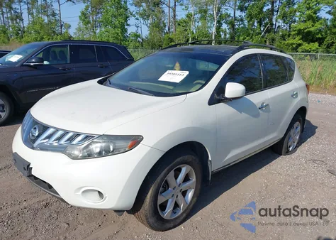 2010 Nissan Murano Sl z USA, uszkodzony, nr VIN JN8AZ1MU2AW007919
